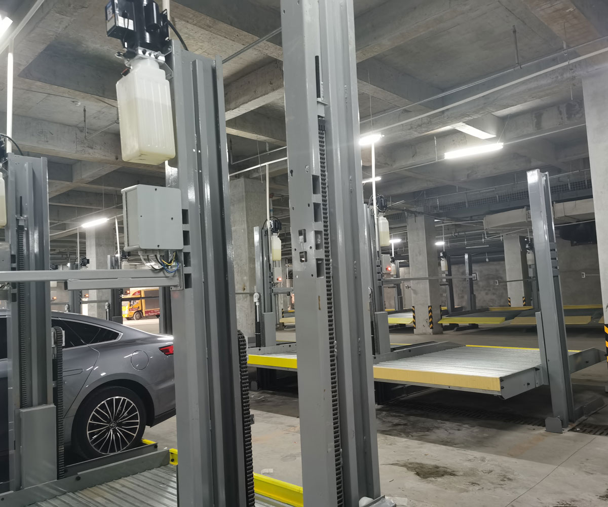 資源智能立體停車場方便大家停車